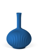 Vase 3D-Druck, Stargones, Enzianblau, M (23 cm) - 480g