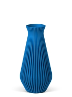 Vase 3D-Druck, Cascadia, Enzianblau, M (23 cm) - 480g