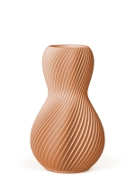 Vase 3D-Druck, Helios, Peach, M (23 cm) - 480g