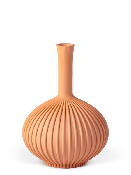 Vase 3D-Druck, Stargones, Peach, M (23 cm) - 480g