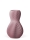 Vase 3D-Druck, Helios, Hellrosa, M (23 cm) - 480g