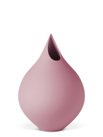 Vase 3D-Druck, Zephyr, Hellrosa, M (23 cm) - 480g