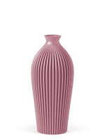 Vase 3D-Druck, Serenity, Hellrosa, M (23 cm) - 480g
