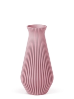 Vase 3D-Druck, Cascadia, Hellrosa, M (23 cm) - 480g