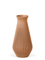 Vase 3D-Druck, Cascadia, Terracotta, M (23 cm) - 480g
