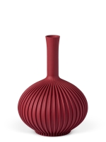 Vase 3D-Druck, Stargones, Weinrot, M (23 cm) - 480g