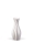 Vase 3D-Druck, Ventura, Weiß, M (23 cm) - 1000g