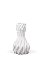 Vase 3D-Druck, Icarus, Weiß, M (23 cm) - 1000g