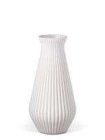 Vase 3D-Druck, Cascadia, Weiß, M (23 cm) - 480g