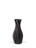 Vase 3D-Druck, Ventura, Anthrazitt, M (23 cm) - 1000g