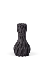 Vase 3D-Druck, Icarus, Anthrazitt, M (23 cm) - 1000g