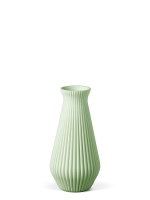 Vase 3D-Druck, Cascadia, Pastellgrün, S (16 cm) - 200g