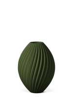 Vase 3D-Druck, Nova, Laubgrün, S (16 cm) - 200g