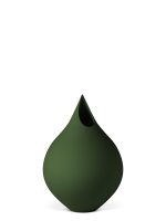 Vase 3D-Druck, Zephyr, Laubgrün, S (16 cm) - 200g