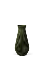 Vase 3D-Druck, Cascadia, Laubgrün, S (16 cm) - 200g