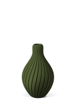 Vase 3D-Druck, Aurora, Laubgrün, S (16 cm) - 200g