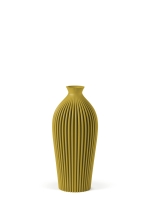Vase 3D-Druck, Serenity, Senfgelb, S (16 cm) - 200g