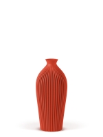 Vase 3D-Druck, Serenity, Orientrot, S (16 cm) - 200g