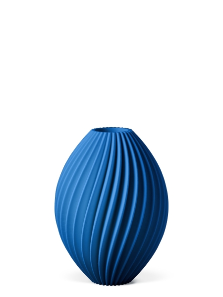 Vase 3D-Druck, Nova, Enzianblau, S (16 cm) - 200g