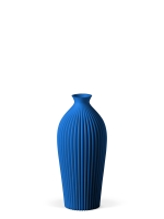 Vase 3D-Druck, Serenity, Enzianblau, S (16 cm) - 200g
