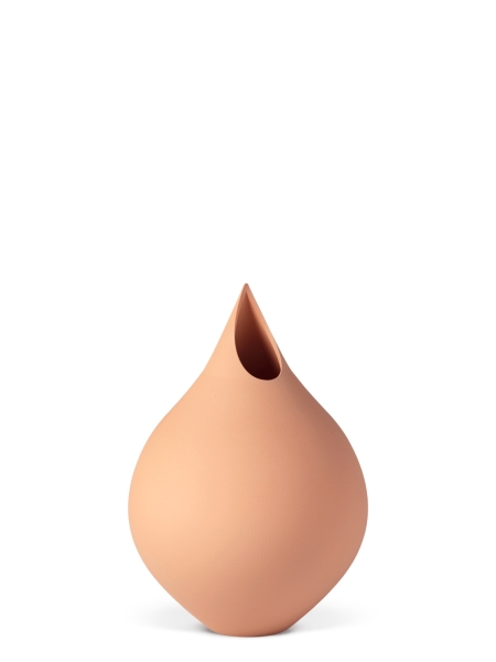 Vase 3D-Druck, Zephyr, Peach, S (16 cm) - 200g