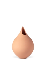 Vase 3D-Druck, Zephyr, Peach, S (16 cm) - 200g
