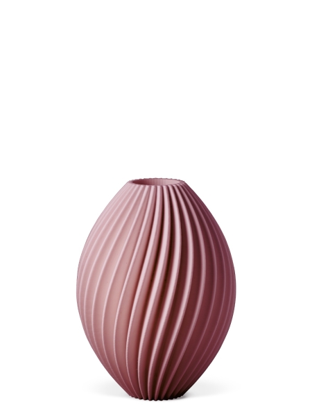 Vase 3D-Druck, Nova, Hellrosa, S (16 cm) - 200g