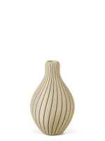 Vase 3D-Druck, Aurora, Beige, S (16 cm) - 200g
