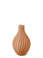 Vase 3D-Druck, Aurora, Terracotta, S (16 cm) - 200g