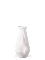Vase 3D-Druck, Cascadia, Weiß, S (16 cm) - 200g