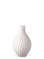 Vase 3D-Druck, Aurora, Weiß, S (16 cm) - 200g