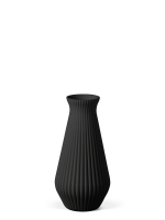 Vase 3D-Druck, Cascadia, Anthrazitt, S (16 cm) - 200g
