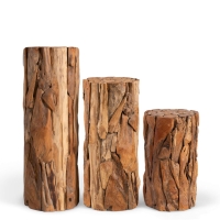 SET Holz Säule "Unikat" Holz Säule...
