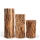 SET Holz Säule "Unikat" Holz Säule "Unikat": 60 cm Holz Säule "Unikat": 80 cm Holz Säule "Unikat": 120 cm Durchm. ca. 35 cm