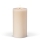 LED-Kerze, Echtwachs, Cream D 10 cm x H 20 cm (Ohne Batterien)
