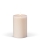 LED-Kerze, Echtwachs, Cream, D 10 cm x H 15 cm (Ohne Batterien)