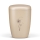 Naturstoffurne, Perlbeige, Lasergravur, Pusteblume