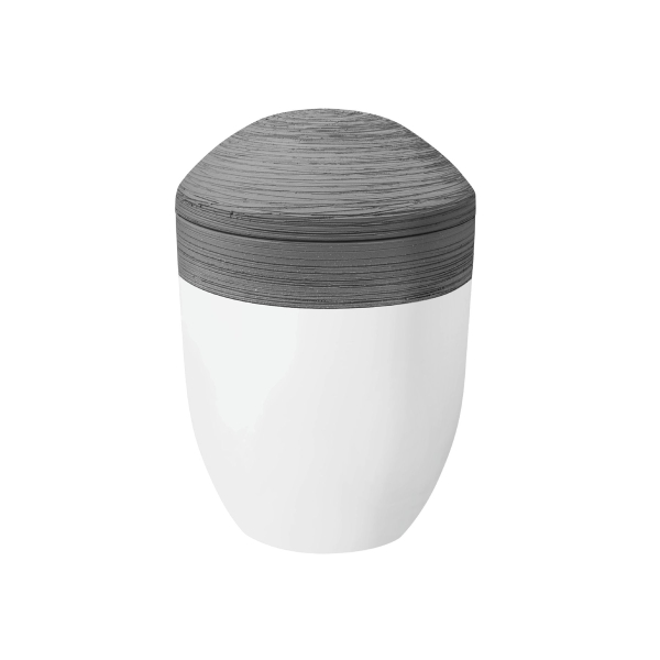 HORIZONT PURE BIO-LEHM Urne flanell wei&szlig;