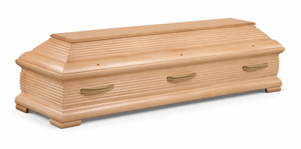 elegante Ahorn-Rillentruhe 180, Buche