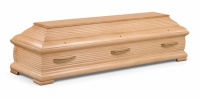 elegante Ahorn-Rillentruhe 180, Buche