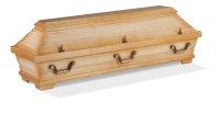 harmonischer Kiefernsarg 200, natur patiniert