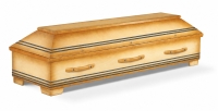 dezente Kiefer-Birkentruhe 620, natur patiniert