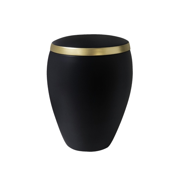 OMEGA BIO-LEHM Urne basalt gold