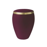 OMEGA BIO-LEHM Urne brombeer gold