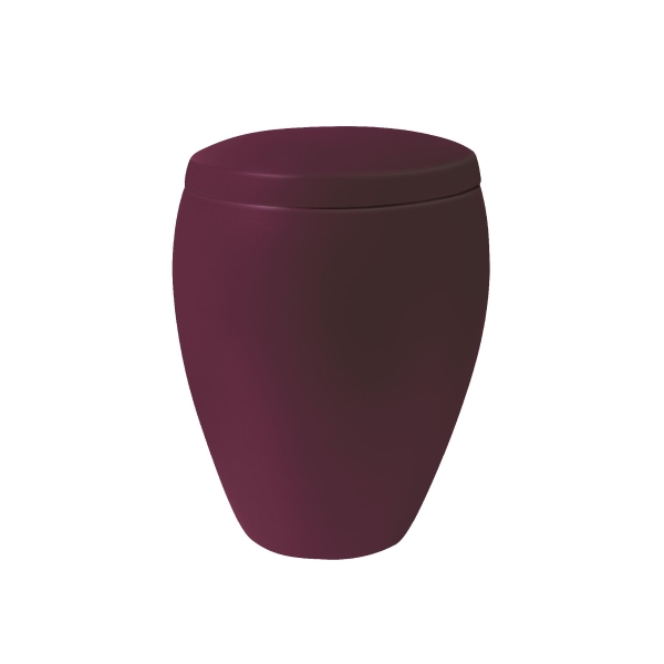 OMEGA BIO-LEHM Urne brombeer uni