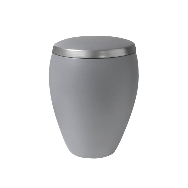 OMEGA BIO-LEHM Urne flanell silber