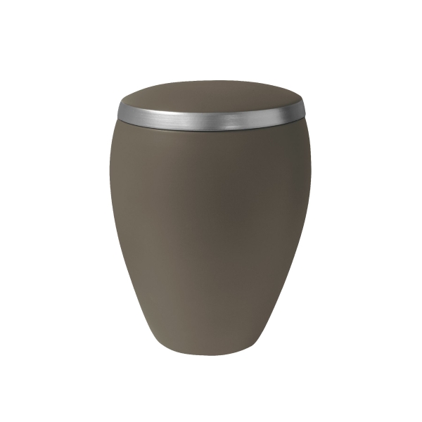 OMEGA BIO-LEHM Urne teak silber