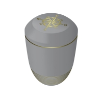 AQUA KOMPASS BIO-LEHM Urne flanell gold
