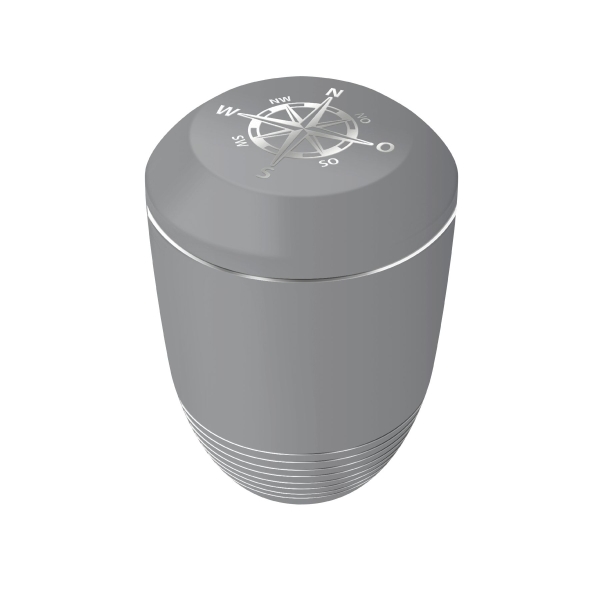 AQUA KOMPASS BIO-LEHM Urne flanell silber