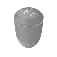 AQUA KOMPASS BIO-LEHM Urne flanell silber